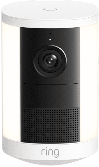 Ring Spotlight Camera 2e Generatie Batterij Wit