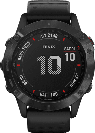 Garmin Fenix 6X Pro - Zwart - 51 mm