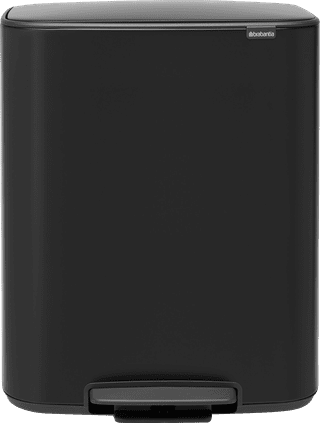 Brabantia Bo Pedal Bin 60 Liter Matt Black