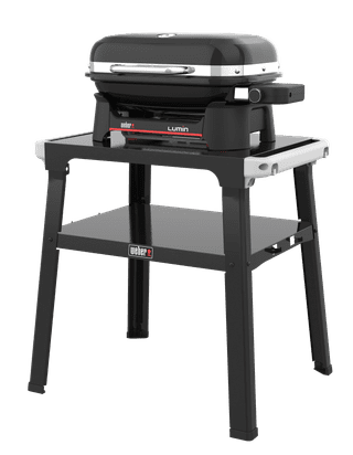 Weber Lumin Compact Black Met Onderstel