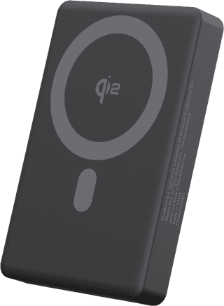 BlueBuilt Draadloze Powerbank met MagSafe en Qi2 10.000 mAh met Snelladen Zwart