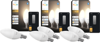 Philips Hue Kaarslamp White E14 5-Pack