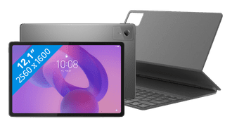 Lenovo Idea Tab Plus 12,1 inch 256GB Wifi Grijs met Stylus + Toetsenbord Hoes AZERTY