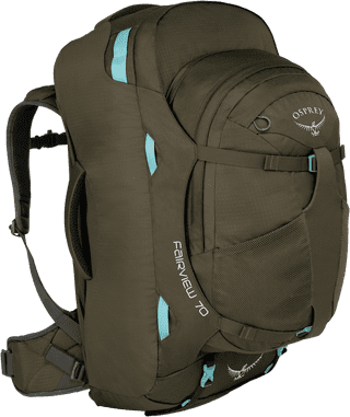 Osprey Fairview 70L Misty Grey - Slim Fit