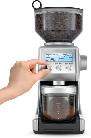 Sage the Bambino Plus Stainless Steel + Koffiemolen