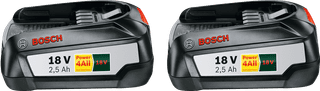 Bosch 18V 2,5 Ah Accu 2-pack