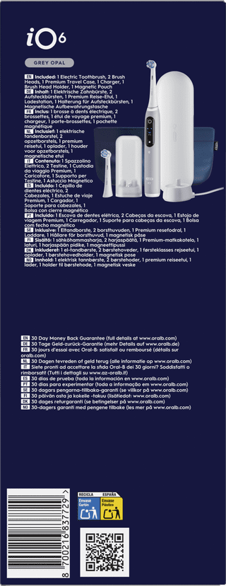 Oral-B iO 6 Grijs Luxe Edition