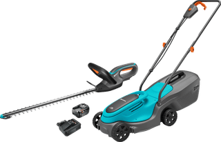 Gardena PowerMax 30/18V P4A Solo + Gardena EasyCut 45/18V + Bosch Starterset 18V 4,0 Ah