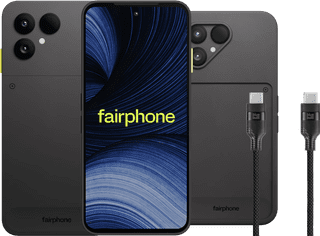 Fairphone 6+ 256GB Zwart 5G + Basis Accessoirepakket