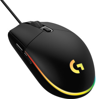 Logitech G203 Lightsync Gaming Muis Zwart