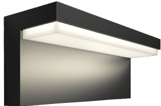 Philips Hue Nyro Wall Lamp White and Color Black