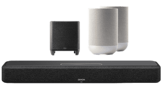 Denon Home Soundbar 550 + Denon Home Subwoofer + Denon Home 200 Silver (2x)