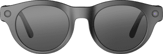 HTC VIVE Eagle AI Bril Zonnebril Rond Zwart