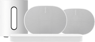 Sonos Beam Ultra Wit + Sonos Sub Mini + 2x Era 300 Wit