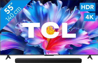 TCL 55" QLED P6L 4K (2026) + TCL S45H 2.0 Soundbar