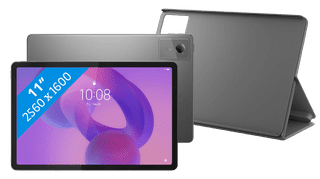Lenovo Idea Tab 11 inch 256GB Wifi Grijs met Stylus + Book Case Grijs