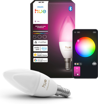 Philips Hue Kaarslamp White and Color E14 Losse lamp