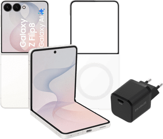 Samsung Galaxy Z Flip 8 256GB Wit 5G + Accessoirepakket