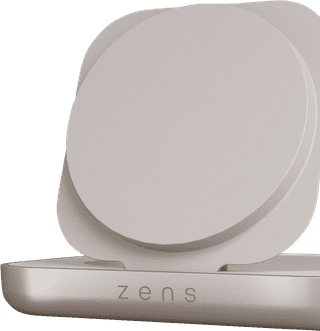 Zens MagSafe en Qi2 Draadloze Oplader 15W met Standaard Wit