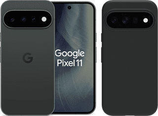 Google Pixel 11 512GB Zwart 5G + BlueBuilt Back Cover Zwart