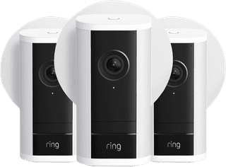 Ring Spotlight Camera Pro 2e Generatie Bedraad Wit 3-Pack