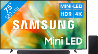 Samsung Mini-led 75" M83H (2026) + Samsung HW-Q600F (2025)