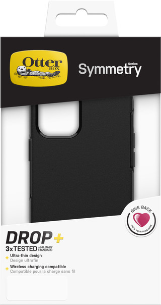 OtterBox Symmetry Apple iPhone 12 / 12 Pro Back Cover Zwart