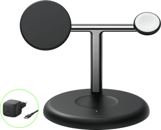 Belkin 3-in-1 Wireless Charger with MagSafe 25 Watt Black