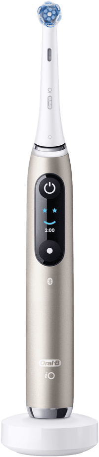 Oral-B iO 9 Gold with white brush head