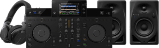 Alpha Theta XDJ-AN + Pioneer DJ DM-40DBT + Pioneer DJ HDJ-CUE1