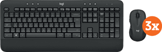 Logitech MK545 Draadloze Toetsenbord en Muis QWERTY 3-Pack