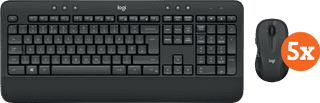 Logitech MK545 Draadloze Toetsenbord en Muis QWERTY 5-Pack