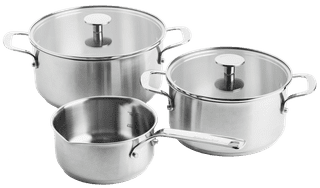 KitchenAid rvs Pannenset 3-delig