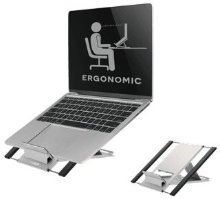 Neomounts by Newstar NSLS100 Opvouwbare Laptopstandaard Zilver