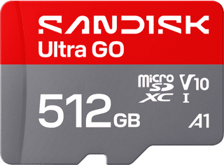 SANDISK Ultra GO microSDXC 512GB 190MB/s