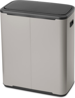 Brabantia Bo Touch Bin Prullenbak 60 Liter Soft Grey