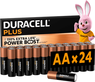 Duracell Plus AA batterijen 24 stuks