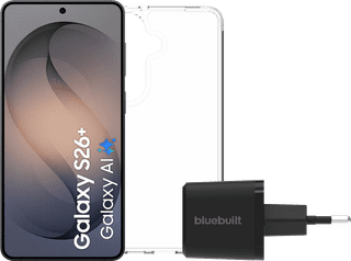 Samsung Galaxy S26 Plus 256GB Zwart 5G + Basis Accessoirepakket