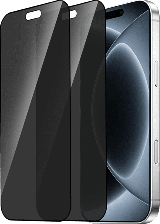 BlueBuilt iPhone 18 Pro Privacy Filter Screenprotector Glas Duo Pack