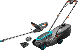 Gardena PowerMax 32/18V P4A Solo + Gardena EasyCut 45/18V + Bosch Starterset 18V 4,0 Ah