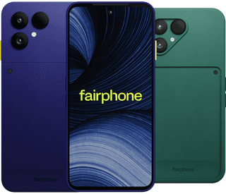 Fairphone 6+ 256GB Blauw 5G + Fairphone Back Cover Groen