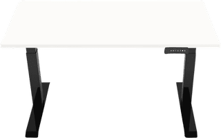Euroseats Elektrisch Zit Sta Bureau 160 x 80 Zwart/Wit