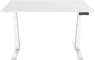 Euroseats Elektrisch Zit Sta Bureau 140 x 80 Wit/Wit