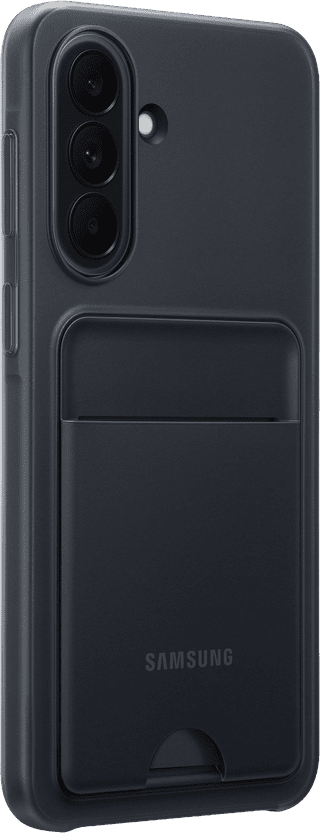 Samsung Galaxy A37 Card Slot Back Cover Zwart