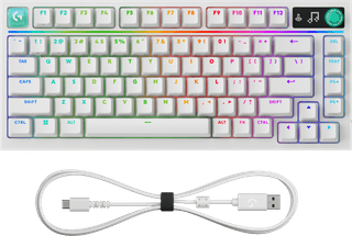 Logitech G316 X 75 Gaming Keyboard White Qwerty