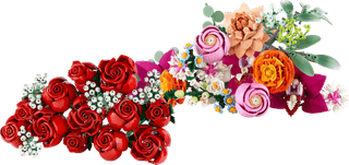LEGO Bloemboeket Rood/Roze 10328 + 10342