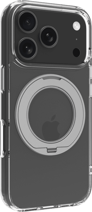 BlueBuilt Protective Back Cover with MagSafe and Stand iPhone 18 Pro Transparent