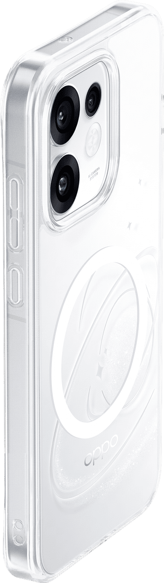 OPPO Reno16 / Reno16 Pro Back Cover met Magneet Transparant