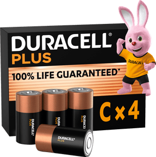 Duracell Plus C batterijen 4 stuks