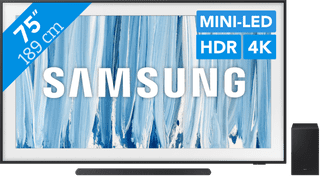 Samsung The Frame Pro 75" (2026) + Samsung HW-S700D Zwart (2024)
